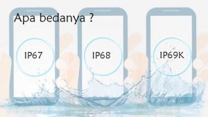 Perbedaan IP67 IP68 IP69K pada smartphone