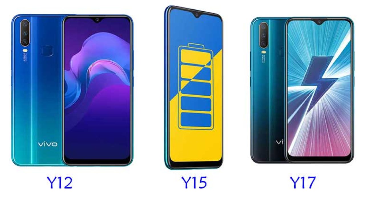 vivo y15 y12 y17