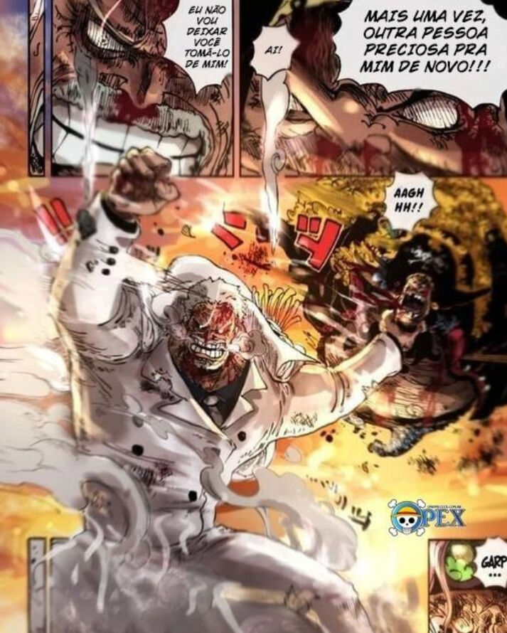 Monkey D Garp Makes a Grand Entrance in One Piece Chapter 1080 at Beehive Island
