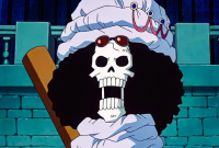 Brook - The Immortal Swordsman of the Straw Hat Pirates in One Piece Anime