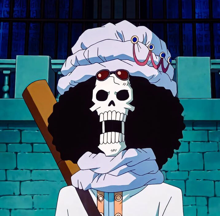 Brook - The Immortal Swordsman of the Straw Hat Pirates in One Piece Anime
