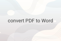 Two Easy Ways to Convert PDF to Word: Online and Offline