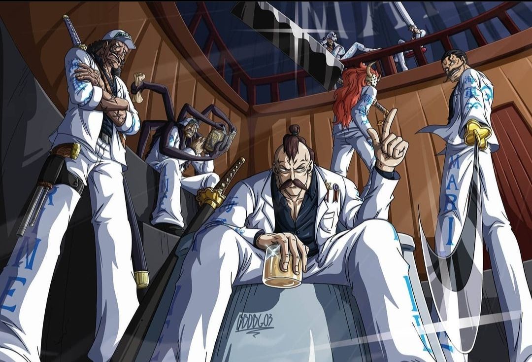 Meet the Vice Admirals Set to Assist Garp in Taking Down Kurohige's Base in One Piece