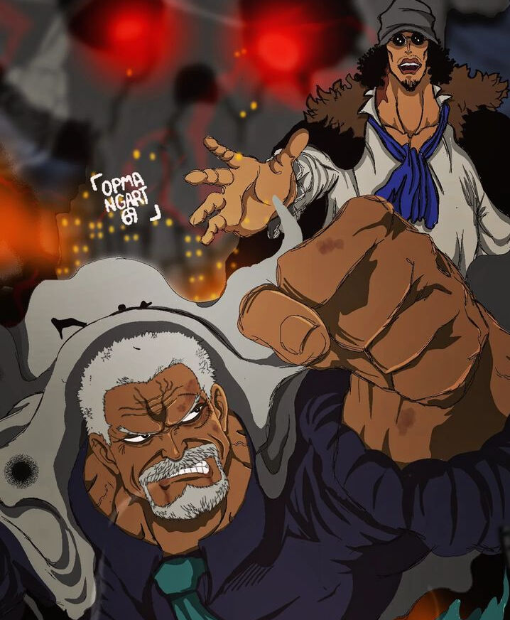 One Piece Chapter 1080-1081: Epic Battle Between Garp and Kurohige