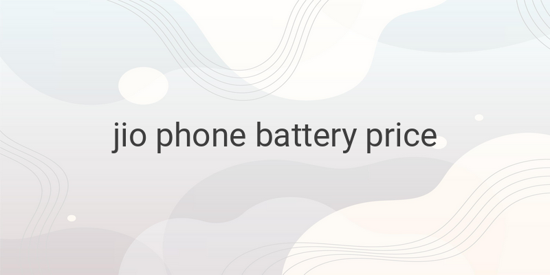 Jio Phone Battery Price: How to Buy Original Battery Online & Offline