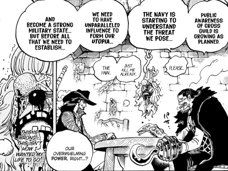 Internal Conflict Threatens the Future of Cross Guild in One Piece Chapter 1082