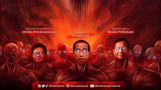 Attack on Titan Inspired Poster Criticizes Indonesian Government's Perppu Cipta Kerja Decision