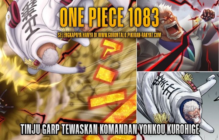 One Piece Chapter 1083: Garp's Deadliest Punch and the Battle on Hachinosu Island