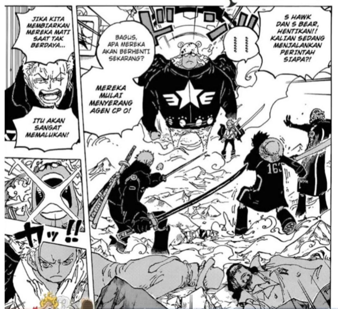 One Piece Chapter 1083: Zoro's Desperate Fight Against Seraphim