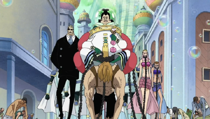 Tenryubito em One Piece: Os Dragões Celestiais do Poder