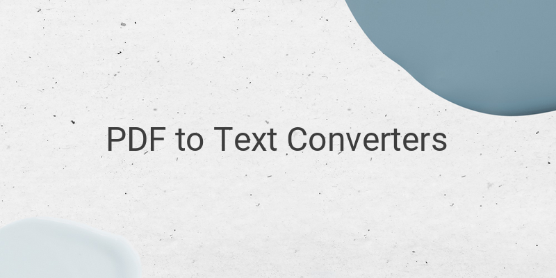 Free and User-Friendly PDF to Text Converters Worth Checking Out