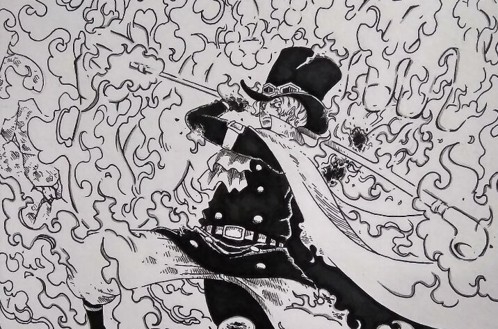 Sabo's Awakening of Mera Mera no Mi in One Piece 1084 –