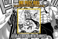 Monkey D Luffy vs Gorosei Saint Jaygarcia Saturn in One Piece Chapter 1085