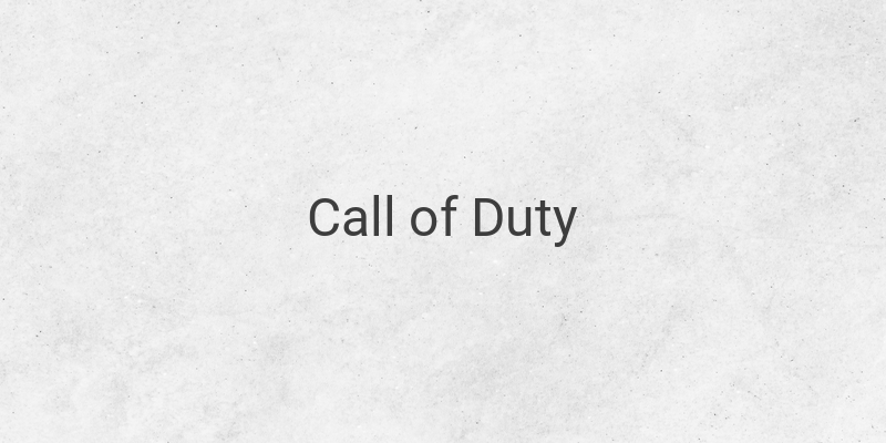 Urutan Game Call Of Duty dari Serial Utama Terbaru