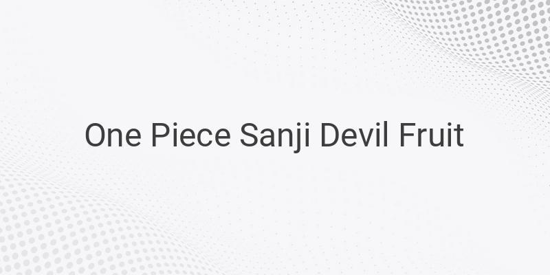 Sanji's New Devil Fruit Ability Revealed in One Piece