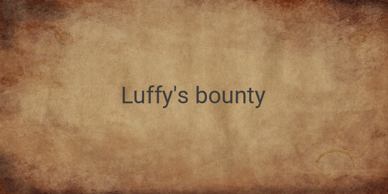Why is Luffy's Bounty Lower Than Kaido's? Revealing the Manipulation of Bounty Values in One Piece
