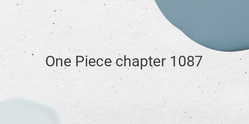 One Piece Chapter 1087: Release Date, Story Developments, and Conflicts on Egghead and Hachinosu Islands