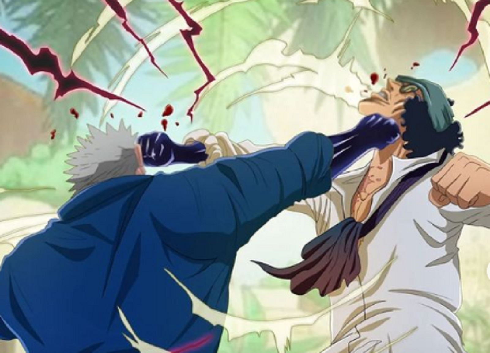 One Piece 1088: Garp's Tragic Fate in Battle with Blackbeard's Pirates