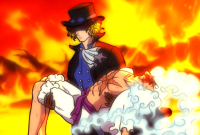 Sabo's Heroic Rescue: Saving Luffy from Gorosei Saturn in One Piece 1087