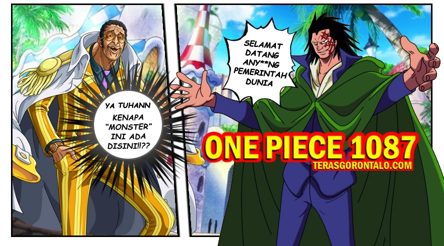 Epic Battle on Egghead Island: Monkey D Dragon vs Kizaru in One Piece 1087