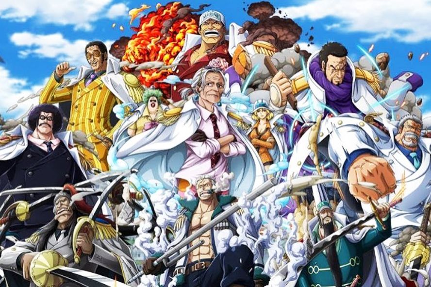 Rankings Shift Among the Strongest Marine Characters in One Piece - One Piece 1088