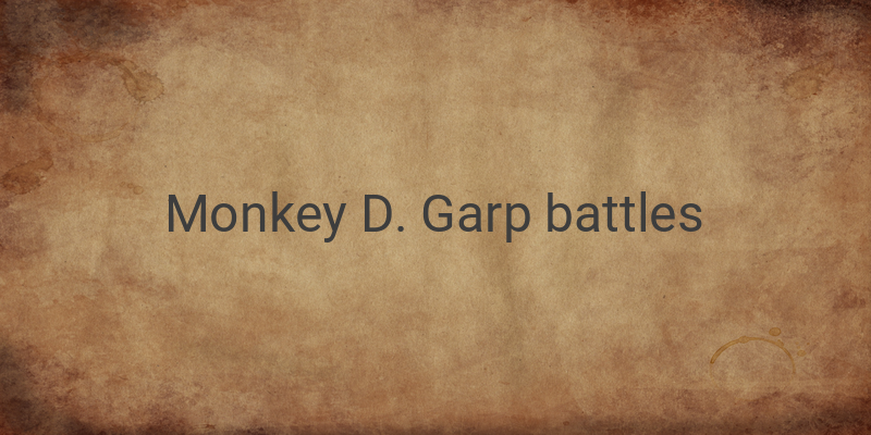 Monkey D. Garp: The Hero of the Navy's Mighty Battles and Indomitable Spirit