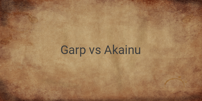 The Epic Battle: Garp vs Akainu - Clash of One Piece Titans