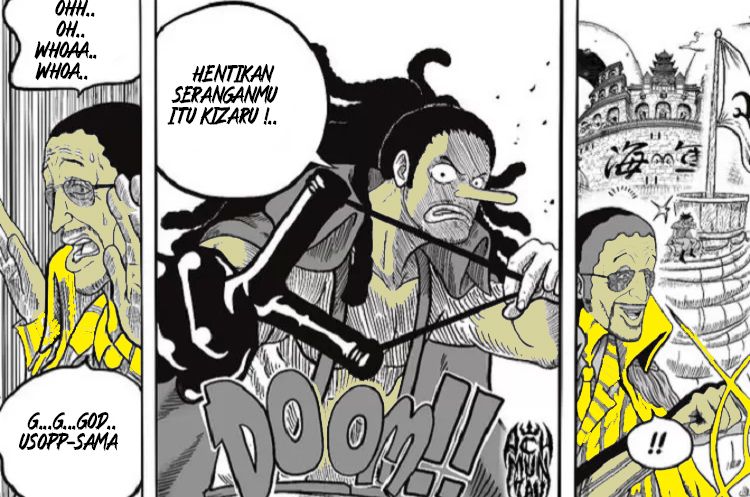 Usopp's New Power Intimidates Kizaru in One Piece Chapter 1089