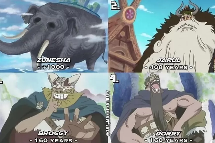One Piece Characters with Extraordinarily Long Lifespans