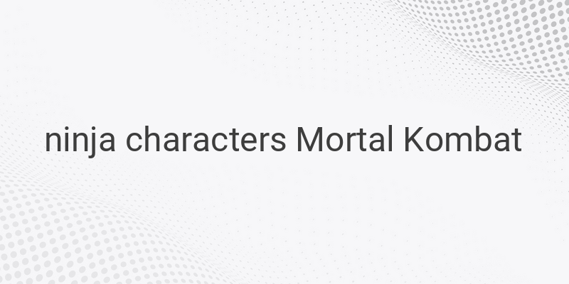 Fresh Designs and Evolving Characters: A Comparison of the New Ninja Characters in Mortal Kombat 1