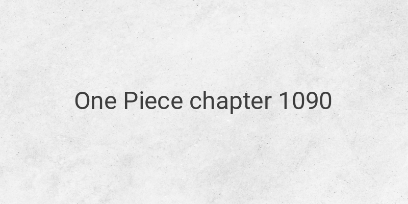 The Navy's Involvement in One Piece: Chapter 1090 Summary