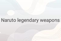 Unlock the Power of Legendary Weapons in the World of Naruto