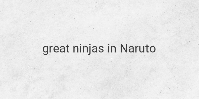 Powerful Non-Elite Ninjas in Naruto: Proving Greatness Beyond Family Background