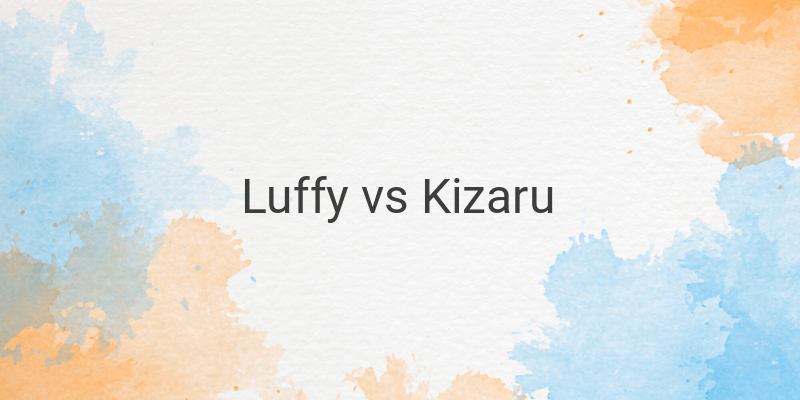 Luffy vs Kizaru: Epic Battle in One Piece 1092