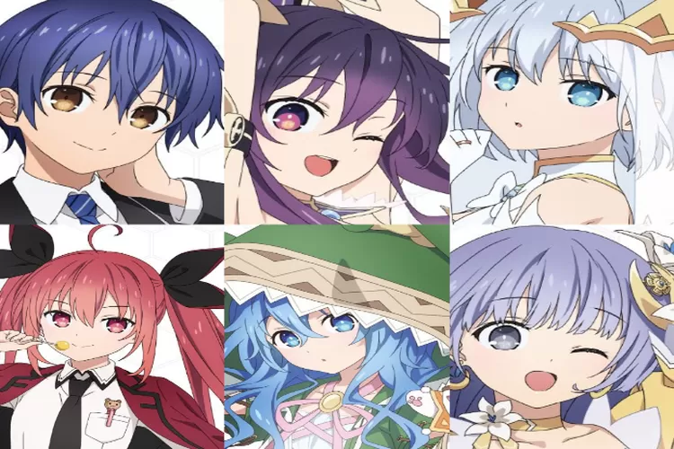 Date A Live V Atualiza Visual com Artes de Personagens