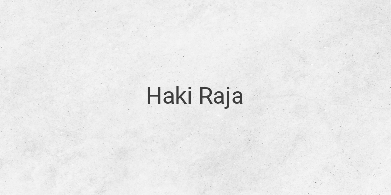 Unleashing the Power of Haki Raja: The Formidable Abilities of Akagami Shanks