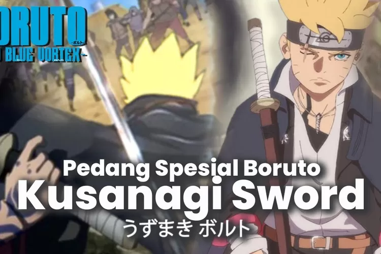 Unleashing the Power: Boruto Wields Sasuke's Kusanagi Sword in Two Blue Vortex Manga